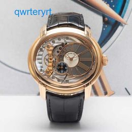 Top AP Wrist Watch Mens Millennium Series 47 Dia 18k Rose Gold Material Small Automatic Mechanical Watch 15350OR