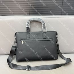 Mens Business Handbag Designer Briefcase Mens Laptop Bag High Quality Classic Men Shoulder Bag Large Computer Bags 38cm