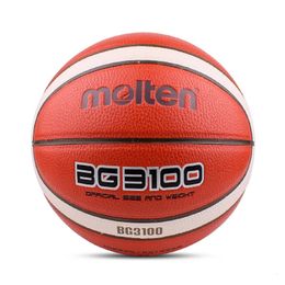 Molten Basketball BG3100 Size 7/6/5/4 Official Certified Match Standard Mens and Womens Training Teams 240516