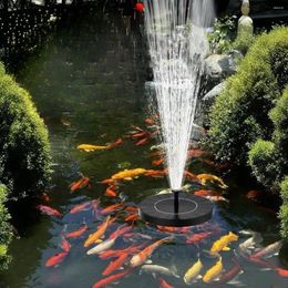Garden Decorations Mini Solar Floating Fountain Outdoor Water Pool Pond Decoration Panel Powered Fountains Pump