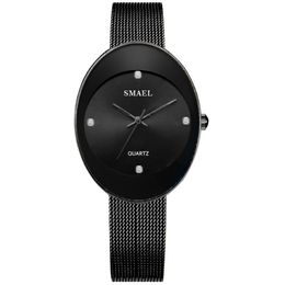 luxury SMAEL New Stainless women Watch Quartz Watches Women Fashion casual Brand Luxury Ladies clock digital SL1880 259Z