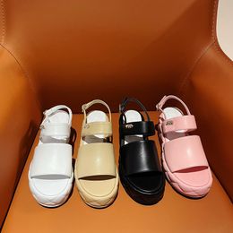 Scarpe per piattaforme di sandali designer scarpe da prua Rhinestone per le vacanze comfort casual tessuto in tessuto nero rosa marcia