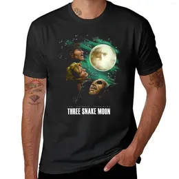 Men's Polos Les Enfants Terribles - Three Snake Moon T-Shirt Anime Clothes Cute Tops Sweat Mens Vintage T Shirts