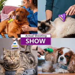 Pet Comb for Cat Dog Hair Removal Brush Pet Grooming Tools Hair Shedding Trimmer Comb Puppy Cleaning Supplies Dog Grooming
