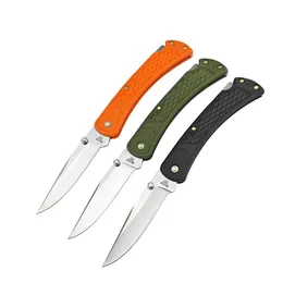 3-Models Classic Slim 110 Folding knife 440c Blade Nylon Fibre handle Tactical pocket knives EDC Tools