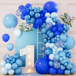 Party Decoration Dark Blue Balloon Garland Arch Kit Happy Birthday Decor Kids Wedding Supplies Latex Baby Shower