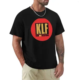 Men's Polos KLF Communications Logo 1 T-shirt Vintage Clothes Plus Sizes Graphics Kawaii Big And Tall T Shirts For Men