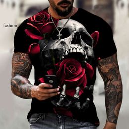 designer t shirt Summer Men's 3D Digital Printed T-shirt Short sleeved New Fashion Casual Top