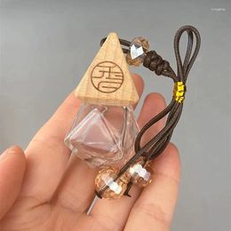 Storage Bottles 8ML High-end Diamond Perfume Pendant Hanging Car Essential Oil Empty Bottle 100PCS/LOT