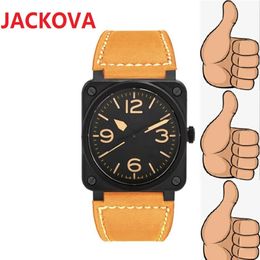 Luxury designer classic fashion quartz watch sapphire glass waterproof square skeleton simple men watches gifts wristwatch Christmas gi 191P