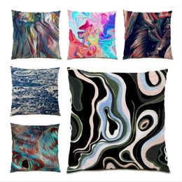 Pillow Holiday Gift Sofa Decorative Cases Light Luxury Cover Art Sofas For Living Room Decoration Exquisite E0407