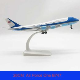 Aircraft Modle 20CM 1 400 Aeroplane 747 B747-300 Model Air Force One With Base Landing Gear Alloy Aircraft Plane Model Toy For Collection Y240522