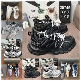 New track tracks designer shoes sneakers runner 7.0 Black White 3.0 Beige Blue Yellow Grey Casual Shoe Women Men Paris Pink Green