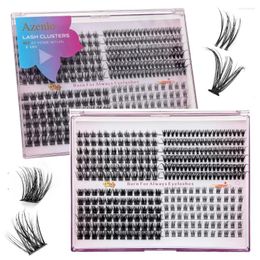 False Eyelashes Lash Extension Kit With 336pcs Fluffy DIY Eyelash Volume Individual Wispy Clusters Eye For Makeup