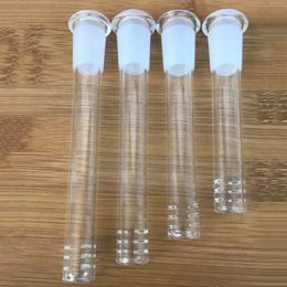 Wholesale Glass Downstem Diffuser With 6 Cuts Hookah Pipe Flush Top 14 18 mm Female Reducer Adapter Lo Pro Diffused Down Stem For Glass Beaker Bong Smoking Accessories