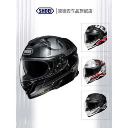 AA Designer Helmet SHOEI Full Helmets GT Air2 Motorcycle Mens and Womens GT2 Dual Lens Running Anti fog Four Seasons Winter