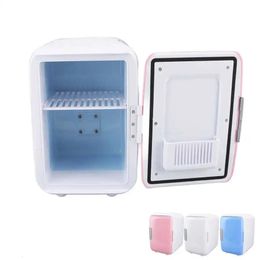 4L Car Fridge Cooling Warming Refrigerators Freezer C ooler Travel Warmer Mini Portable Auto Refrigerator For Outdoor 240518