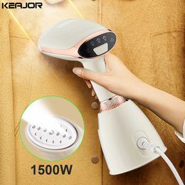 Steam Iron For Clothes Portable Mini Garment Steamer 1500W Powerful Electric Handheld Vertical Steam Iron Clothes For Travel 240522