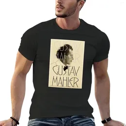 Men's Tank Tops Gustav Mahler Romantic Composer Conductor Classical Bohemia Piano T-Shirt Animal Prinfor Boys Quick-drying Mens White T