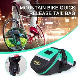 Storage Bags Bicycle Saddle Bag Portable Mountain Bike Tail Rear Pannier Outdoor Cycling Accessories Storager