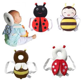 Pillows New and adorable baby toddler head and back protector safety pad with safety head gear cartoon baby pillow d240522