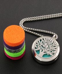 Essential Oil Diffuser Necklace Aromatherapy Pendant Fragrance gifts for girls perfume Jewellery with Colourful refillable felt pads3584867