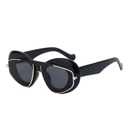 "Stylish Cat Eye Sunglasses for Women - Trendy European and American Star Inspired Design - Perfect for Adding Personality to Your Outfit"