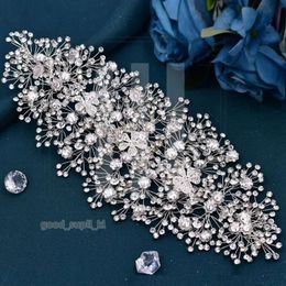 Mode Luxus Bling Kopfstücke Haarbänder leuchten Tiaras und Kronen Braut Braut Kristall Hochzeit Krone König König Haar Schmuck Kopf Accessoires Silber Gold 412