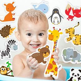 Baby Toys Big Size Bath for Toddler Bathing Soft EVA Foam Animal Cognitive Floating Water Bathroom Boys Girls 240513