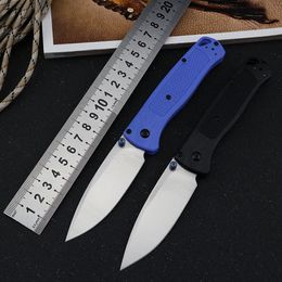 Pocket Folding Knife Outdoor BM 535 S30V Satin Plain Blade Polymer Handle Camping safety defense Knives