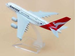 Aircraft Modle A380 Australian Aircraft A380 Metal Simulation Aeroplane Model for Kid Toys Christmas Gift S2452344 S5452138