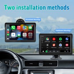 Portable Car Video Touch Screen Car Stereo Support Android Auto Universal Car Multimedia Player with Support FM/