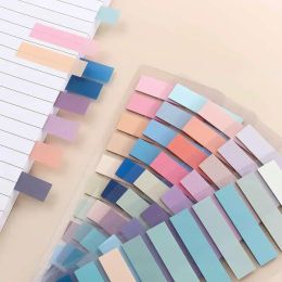 200 Sheets Morandi Transparent Bookmark Sticky Notes Planner Stickers Self Adhesive Stickers Index Flags Tabs Page Markers Paper