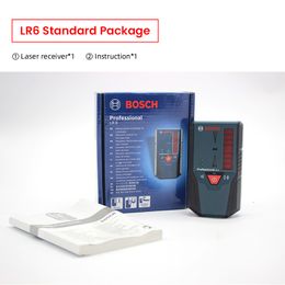 Bosch LR6 Red Line Laser Receiver Match with GLL5-50X GLL3-80 Professional Laser Measure Instrument Red-Beam Laser Leveling Tool