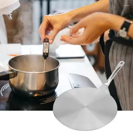 Cookware Sets Heat Diffuser Plate 20cm Energy Saving Emission Reduction Edges Corners Polished Prevent Burning Black Kitchen Tools Aluminium