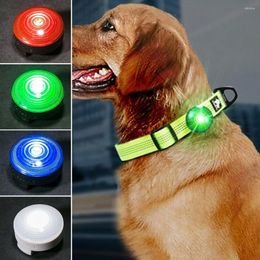 Dog Apparel Pet Decoration Water Resistant Safety Flashing Supplies Glow Light Collar Pendant LED Dogs