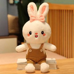 Plush Dolls 45cm Cartoon Cute Rabbit Cosplay Dress Up Plush Toys Stuffed Lovely Animals Doll Soft Baby Pillow for Kids Girls Birthday Gift H240521 KTOC