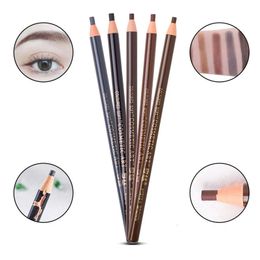 12pcs Eyebrow Pencil Shadows Cosmetics Wholesale Makeup Tint Waterproof Microblading Brown Natural Beauty 240522