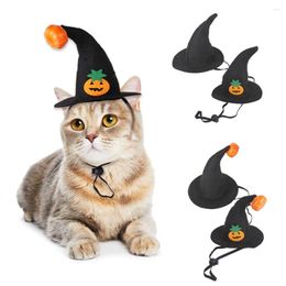 Dog Apparel Pet Cat Halloween Funny Hat Headdress Head Covering Pumpkin Face Costume More Attractive Witch