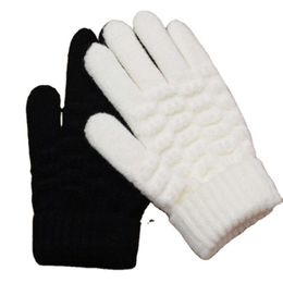 Autumn Baby Warm Winter Children Stretch Mittens Boy Girl Infant Solid Children's Gloves 8-15 Years L2405