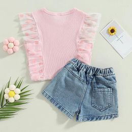 Clothing Sets Mubineo Toddler Baby Girl Sleeveless Tops Plaid Button Summer Shorts Set Clothes Outfits