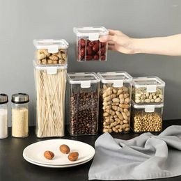 Storage Bottles Sealed Jar Grain Box Visual Stackable Wide Mouth Fresh-keeping Moisture-proof Transparent