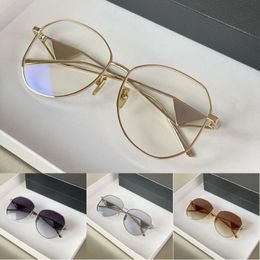 Womens sunglasses designer triangle classics non slip nose rest Lentes de Sol Mujer sunglasses for men full frame travel oval outdoor brown faf02 H4