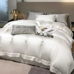 Bedding sets Dreamdream Pure Bamboo Large Bedding Supplies Organic Bamboo Luxury Down Duvet Cover Bedding Supplies Soft Cooling Bedding SuppliesQ240521