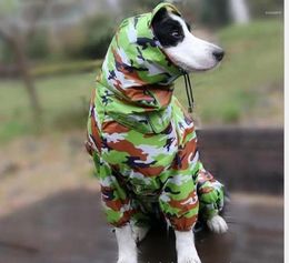 Dog Apparel Fashion Camouflage Raincoat Highly Waterproof And Breathable Clothes For Pet Cool Products Towser Big 2 Style