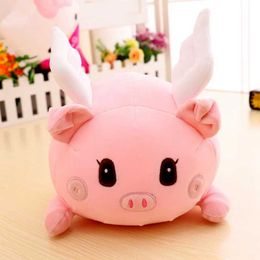 Plush Dolls Lovely Pig Plush Pillow Soft Flying Piggy Stuffed Cartoon Animal Toys Baby Sleeping Pillows Cushions Dolls Children Girls Gifts H240521 D764