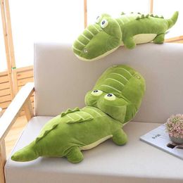 Plush Dolls 1pc 45-100cm Simulation Crocodile Plush Toys Stuffed Soft Animals Plush Cushion Pillow Doll Home Decoration Gift for Children H240521