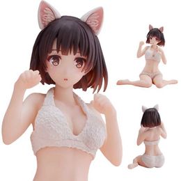 Action Toy Figures How to cultivate boring girlfriends with 10CM animated cat ear picture by Saikano in Pyjama animation character action model toys Q240521