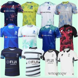 2024 Fiji Rugby Jerseys Men national sevens team 2023 World Cup 7-person system home away white red blue black FIJIAN DRUA short sleeve 23 24 25