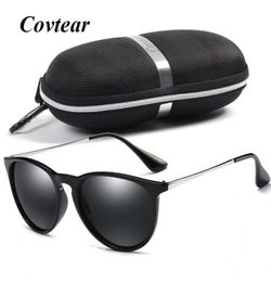 Covtear 2017 New Style Cat Eye Mirror Sunglasses Men Women Brand Designer Vintage Polarised Retro Sun Glasses Gafas Oculos De Sol6321483